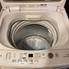 AQUA製7キロ洗濯機