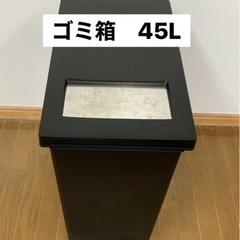 ゴミ箱　45L　足踏み式　蓋付き