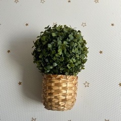 【最終価格3/30まで】【IKEA】花瓶カゴ　造花セット