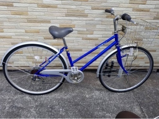 中古自転車 6段変速 27インチ ダイナモライト軽整備済み 防犯登録対応 町田市 相模原市 MM126