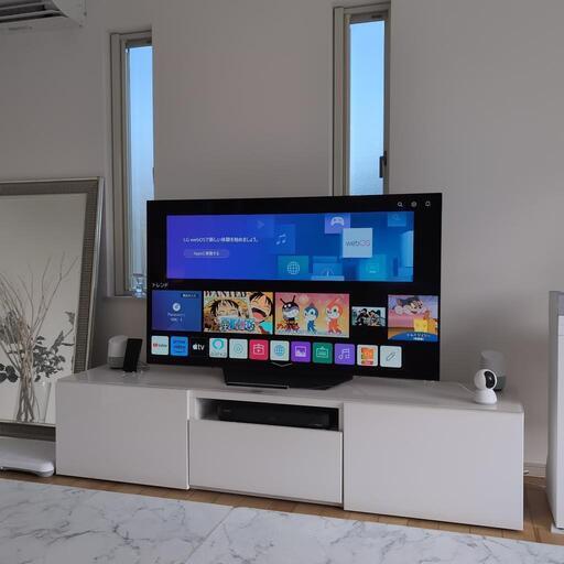 LG 55 インチスマートテレビ ＋テレビ台付き 値下げ‼️ 決まりました