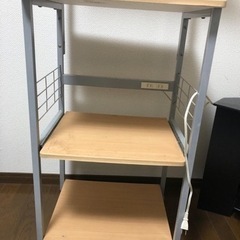 【ネット決済・配送可】キッチンカウンター　食器棚