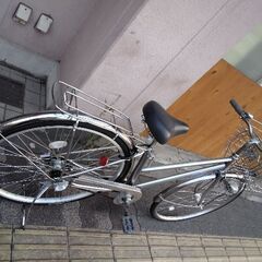 WestSide[ウエストサイド]27吋 シティーサイクル 内装3段/LEDオート/シルバー