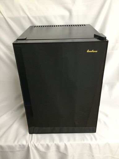 【北見市発】三ツ星貿易株式会社 電子冷蔵庫 ML-40G 2020年製 40L 黒 1ドア冷蔵庫 簡易冷蔵庫 右開き (E2449wY)