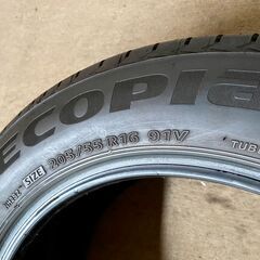 ブリヂストン ECOPIA NH200 205/55R16 91V 中古タイヤ×4本セット