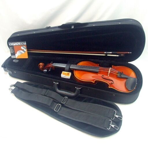 メンテ済み 国産 スズキバイオリン No520 分数3/4 2001年 未使用 弓 DESPIAU駒 ケース ドミナント弦 こだわり品 美品セット 全国発送対応 中古バイオリン 名古屋近郊 手渡し可能 愛知県清須市より 管理（カ）K6047 メンテ済み 国産 スズキバイオリン No520 分数3/4 2001年 未使用 弓