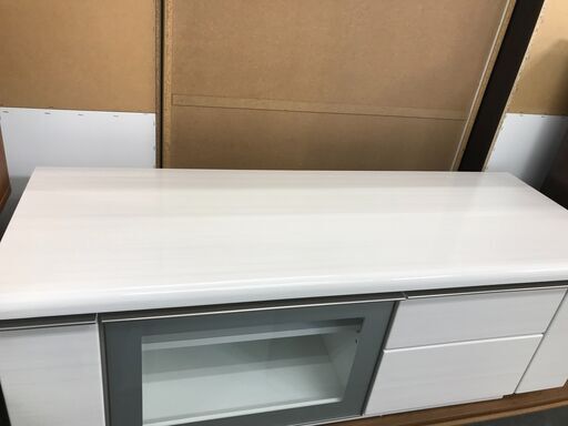 ニトリ ポスティア 125  テレビ台  ローボード テレビボード TV台 TVボード ラック 幅125cm おしゃれ 木目調 ホワイト クリーニング済 新生活 一人暮らし　堺市 石津【ジャングルジャングルサカイ石津店】 ニトリ ポスティア 125 テレビ台 ローボード テレビボード TV台 TV