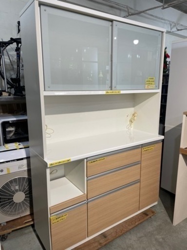 配達可【食器棚　キッチン　棚】【松田家具】クリーニング済み【管理番号11102】