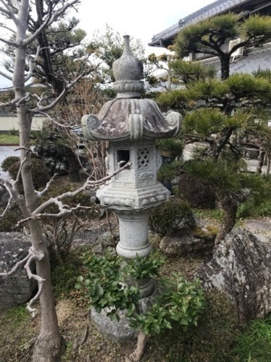 日本庭園 大きな 灯篭 灯籠 燈籠 ガーデニング 日本家屋 庭師 重いので