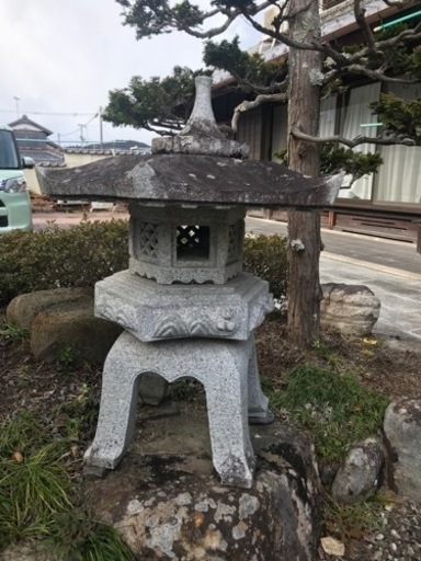 日本庭園 大きな 灯篭 灯籠 燈籠 ガーデニング 日本家屋 庭師 重いので