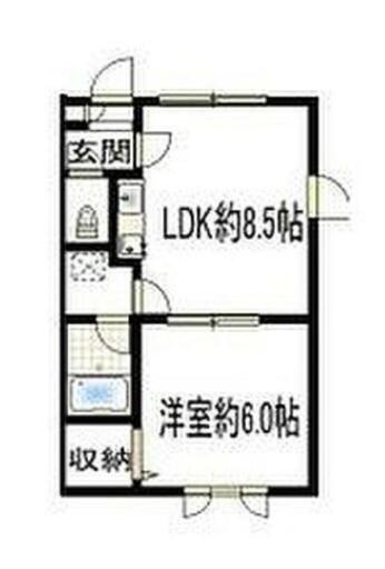 【成約済】白石区　北郷4条5丁目 2DK 破格27000円!!