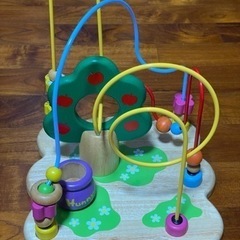 ⭐️値下げしました⭐️ループコースター　木製　おもちゃ　知育玩具