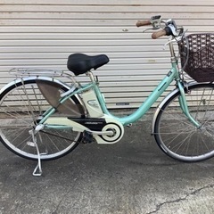 315 パナソニック新機種電動アシスト自転車vivi26インチミズイロボディー