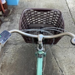 315 パナソニック新機種電動アシスト自転車vivi26インチミズイロボディー