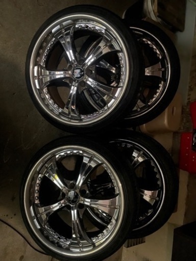 希少ホイール SSR Vienna クラージェ 19インチ メッキ (t) 儀保の  