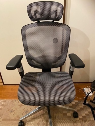 アイリスプラザ　オフィスチェア　エキストラメッシュ　グレー