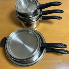 Amway 無水鍋 フライパン 5点セット