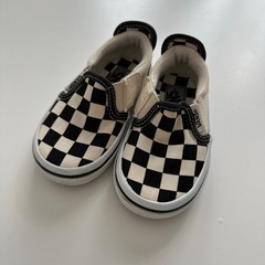 ◾️VANS チェッカー スリッポン キッズスニーカー 14cm