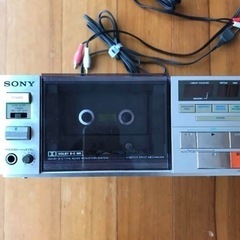 ソニー　テープレコーダー　カセットデッキ　80年代