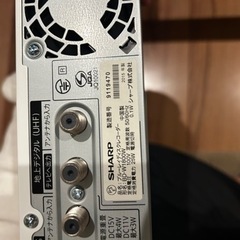 SHARP  ブルーレイディスクレコーダー  BD-W1800W