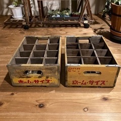 昭和レトロ　コカコーラ木箱　2個セット