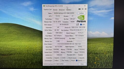 PCパーツ GTX1660 Super