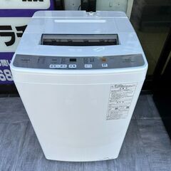 【☆美品☆】AQUA/アクア■全自動洗濯機　6kg ホワイト A...