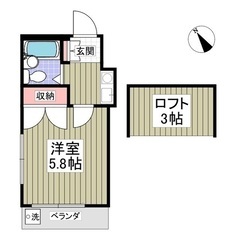 ✨🏥レスキュー賃貸🏥✨『1K』鶴ヶ島市富士見✨ 🉐初期費用5万円...