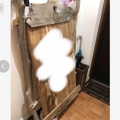 ハンドメイド　看板　縦型看板　流木看板