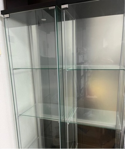 決まりました】IKEA デトルフ 生産終了 ガラスケース フィギュアケース