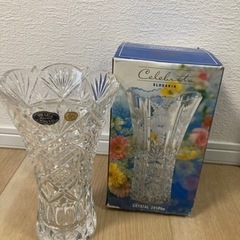 【美品】 PRAHA CRYSTAL花瓶