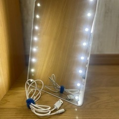 LED付ミラー　