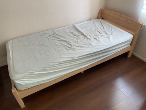 木製　ベッド　マットレスつき　価格交渉可