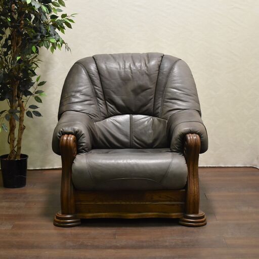 オランダ 家具 ダッチカントリー シングル ソファ 1P ヴィンテージ 本革 オランダ 家具 ダッチカントリー シングル ソファ 1P ヴィンテージ 本