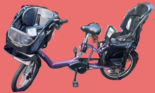393️２０インチ、チャイルドシート、２人乗り、３人乗り、１人乗り電動自転車  電動自転車・リサイクル専門店　　ご試乗をしてから、ご購入できます。  １００日間・安心の無料点検・無料交換保証サービス付き  バカ良心的な電動自転車屋　️安心の無料保証、点検サービス付き  土日もお子様と土足のまま、いろいろなタイプの電動自転車のご試乗可能です。  後ろチャイルドシートを大きめのかごに変更のオプション無料です。  バッテリーは新品の９０％以上の性能