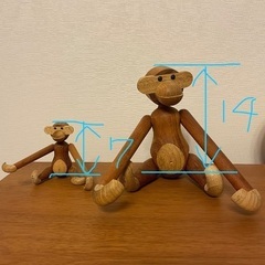 【正規品•美品】カイボイスンモンキー　大小2体セット 〜修理キット付〜