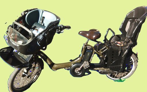 395電動自転車・リサイクル専門店　　ご試乗をしてから、ご購入できます。  １００日間・安心の無料点検・無料交換保証サービス付き  バカ良心的な電動自転車屋　️安心の無料保証、点検サービス付き  土日もお子様と土足のまま、いろいろなタイプの電動自転車のご試乗可能です。  ️２０インチ、チャイルドシート、２人乗り、３人乗り、１人乗り電動自転車  後ろチャイルドシートを大きめのかごに変更のオプション無料です。  バッテリーは新品の９０％以上の性能