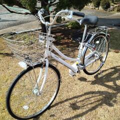 【お取引中】　値下げ！！　26インチ　3段変速　シティサイクル　自転車　白色