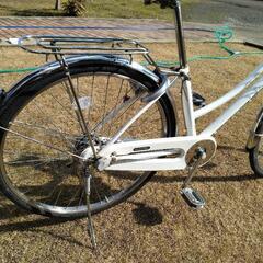 【お取引中】　値下げ！！　26インチ　3段変速　シティサイクル　自転車　白色