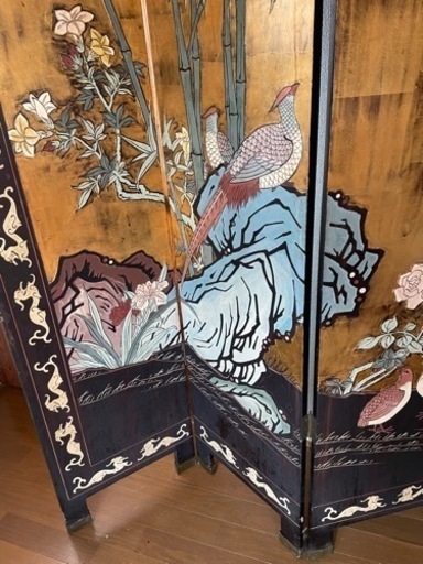 金地著色秋草鶉図〈／六曲屏風〉 文化遺産オンライン