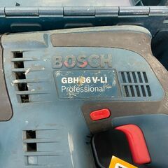 【中古】【動作OK】【店頭引取限定】36Vハンマドリル　BOSCH　GBH36V-LI　16,500円（税込）