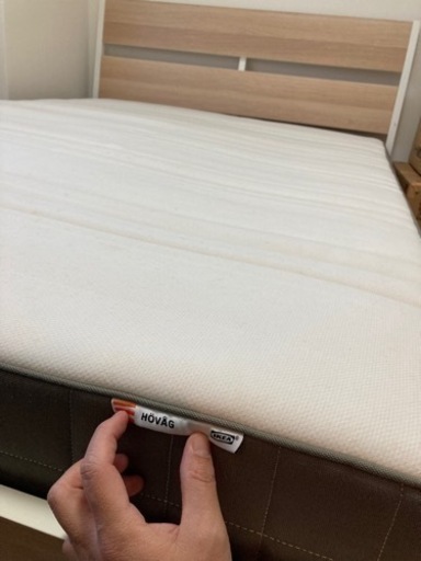 マットレス付きベッドフレームの通販 - IKEA 【ダブルベッド】IKEA製品