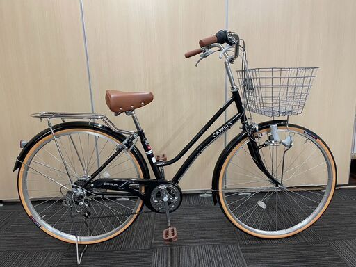 ほぼ未使用！　DCM 27インチ 自転車  6段変速付き 2023年購入品！