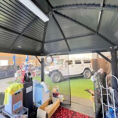 ハードルーフサンシェルターガゼボ