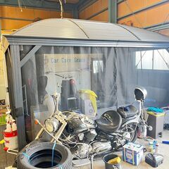 ハードルーフサンシェルターガゼボ