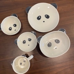 新品❣️美濃焼き　日本製　パンダ　陶器　2点セット