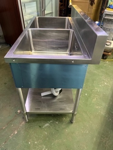 マルゼン2槽シンク 1200x600x800