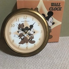 ミッキーマウスの壁掛け時計
