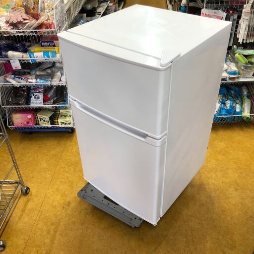 ２０１７年製　エスキュービズム２ドア　冷凍冷蔵庫 　90L 　ＴＱ-0290ＷＨ