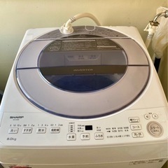 SHARP洗濯機 8.0㎏